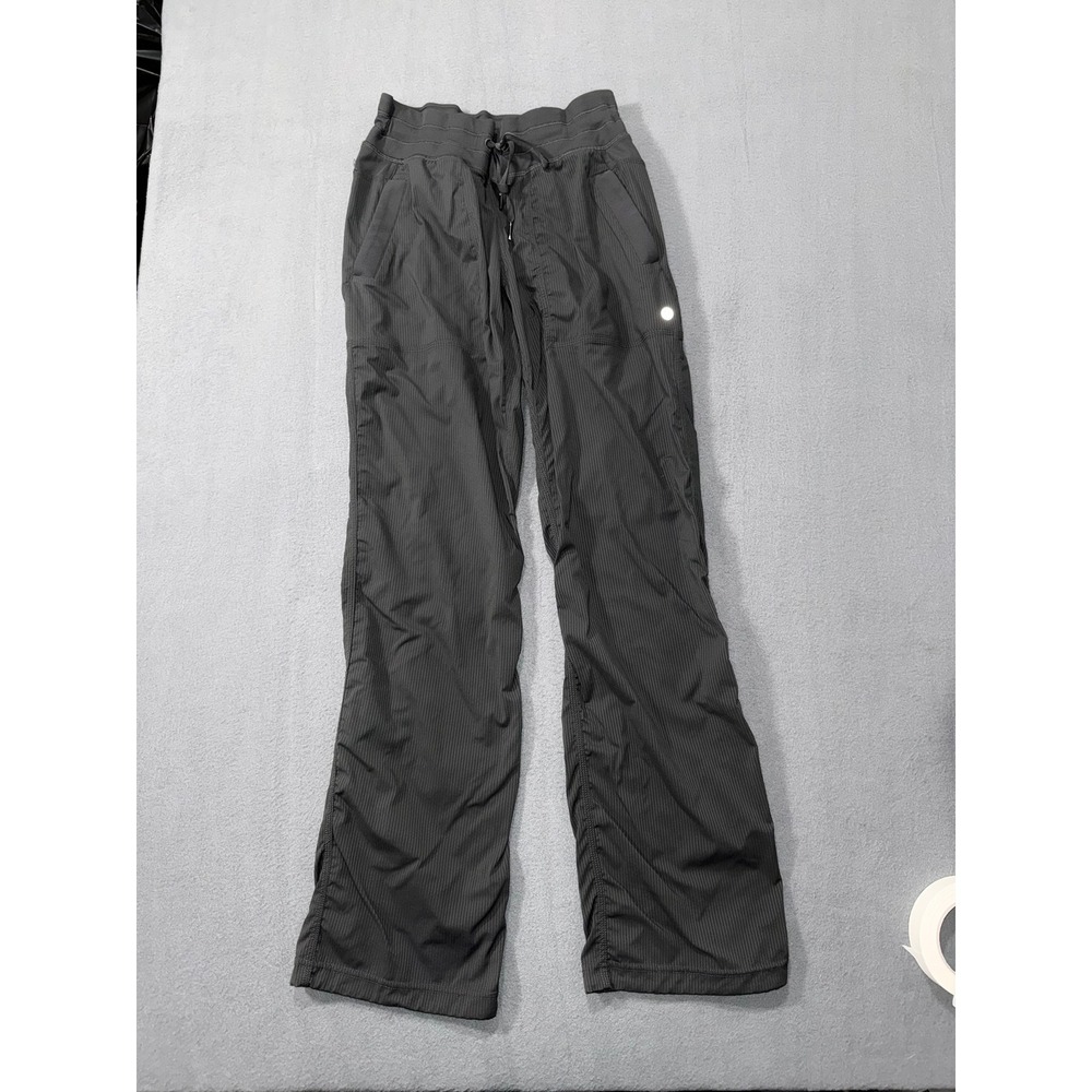Lululemon Dance Studio Mid-Rise Full Length Pant Graphite Grey Size 6 LW5ENOR